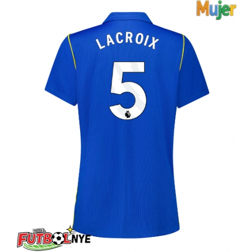 Camiseta Chelsea Maxence Lacroix #5 Primera Equipación para mujer 2026-27 manga corta